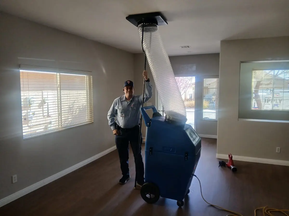 Professional Dryer Vent Cleaning work inside a Turpin Hills home